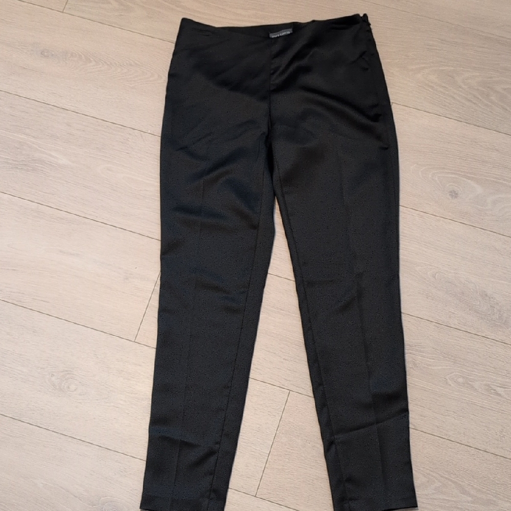 Black Slim Fit Pants (Polyester)